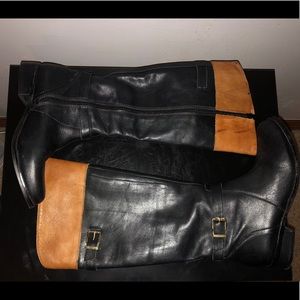 Gianni Bini Leather Riding Boots